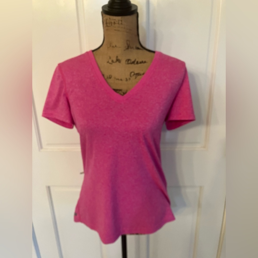 Danskin NOW 2 semi fitted short sleeve tops medium - Picture 2 of 10